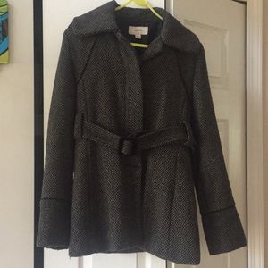 Merona winter coat, S, grey and black & GUC